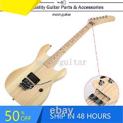 ZUWEI Unfinished Electric Guitar Kits DIY Build Part Set Maple Neck USA Shipping