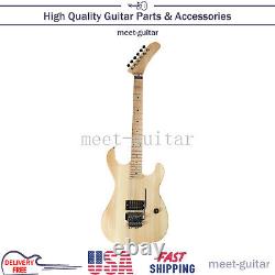 ZUWEI Unfinished Electric Guitar Kits DIY Build Part Set Maple Neck USA Shipping