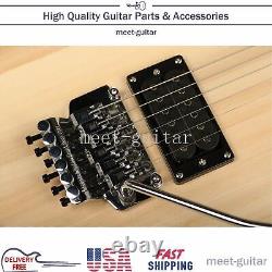 ZUWEI Unfinished Electric Guitar Kits DIY Build Part Set Maple Neck USA Shipping