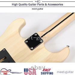 ZUWEI Unfinished Electric Guitar Kits DIY Build Part Set Maple Neck USA Shipping