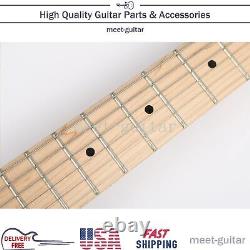 ZUWEI Unfinished Electric Guitar Kits DIY Build Part Set Maple Neck USA Shipping