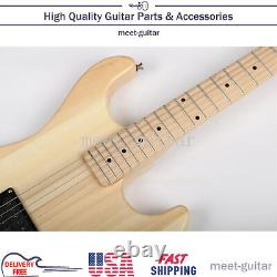 ZUWEI Unfinished Electric Guitar Kits DIY Build Part Set Maple Neck USA Shipping