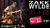 Zakk Wylde Rips Amazing Guitar Solo Over Andy James Track Emgtv