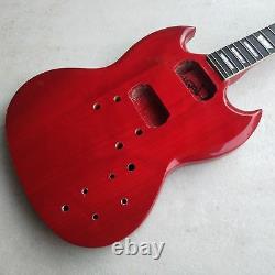 1 Ensemble Fini Electric Guitar Body And Neck / Diy Guitar Kit Sg Pièces