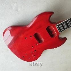 1 Ensemble Fini Electric Guitar Body And Neck / Diy Guitar Kit Sg Pièces