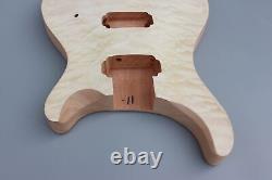 1 ensemble de kit de guitare électrique DIY style PRS corps en acajou pièces de quincaillerie inachevées