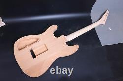 1set Ahogany Guitar Body+maple Guitar Neck Diy Electric Guitar Project