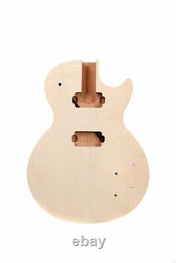 1set Ahogany Guitar Body+neck Electric Guitar Project Unfinished