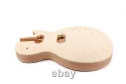 1set Ahogany Guitar Body+neck Electric Guitar Project Unfinished
