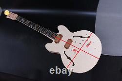 1set Guitar Kit Ahogany Guitare Cou 22fret 24.75inch Guitar Body Set En Talon