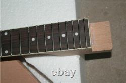 1set Guitare Électrique Kit 22 Guitare Encolure Guitar Body Ahogany Rosewood Forme V