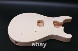 1set Guitare Électrique Kit Guitar Neck Body Maple Mahogany Wood 22fret 24.75inch