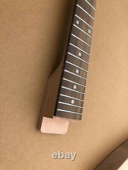 1set Guitare Kit Guitar Neck 22fret Guitar Body Banana Head Dot Inlay Set In Heel