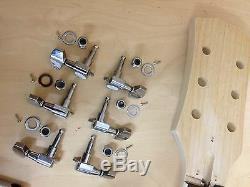 4/4 E-240diy Sg Guitare Électrique De Style De Bricolage Kits, Cou Set, Complet No-soudure