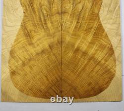 5a Figurine Telecaster Guitar Top Flame Golden Phoebe Wood Bookmatched Set Luthier