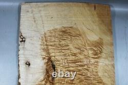 #6488 14mm Quilted Maple Wood Guitar Fat Top Set Luthier Supply-one And Only