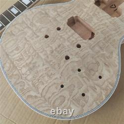 Best 1 Set New Bricolage Guitar Ahogany Body Kit De Guitare Électrique Non Fini