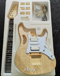 Bricolage 1 Kit De Guitare Électrique Non Fini Kit De Guitare Collier & Body Basswood Toutes Les Parties