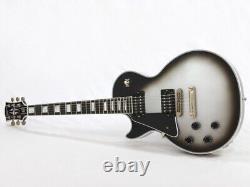 Collection de démonstration de guitares modifiées Gibson Custom Shop Les Paul Custom Silverburst gaucher