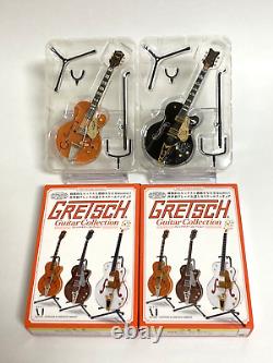 Collection de guitares miniatures GRETSCH Ensemble complet de 10 figurines de guitares inutilisées