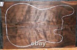 Couette Claro Walnut Wood 10196 Luthier 5a Grade Guitar Top Set 22x 14.75x. 375