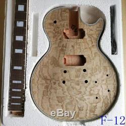 Diy Unfinished 1 Set Corps De Guitare Électrique Et Du Cou Pour Les Kits De Guitare De Style Lp