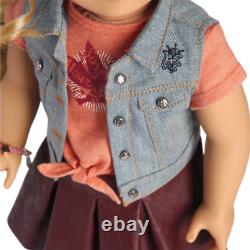 Doll et ensemble d'accessoires American Girl Tenney 18 pouces, nouveau dans sa boîte, ensemble cadeau deluxe