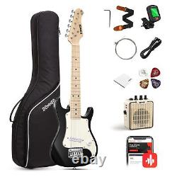 Donner Mini Guitare Électrique Kit Débutant pour Enfants 30 Pouces Type ST Comprend 925