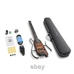 Donnez l'ensemble de guitare électrique sans tête HUSH-X avec micros Humbucker Single Coil HS