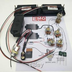 Emg Guitare Électrique Active Préampli Humbucker Set 81 85 Micros Câblage