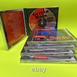 Ensemble complet de 5 CD Time Life Music Guitar Rock des années 70, 4 CD neufs scellés.