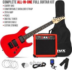 Ensemble de démarrage parfait de guitare pour enfants, guitare électrique de 36 pouces avec amplificateur