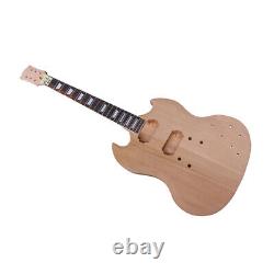 Ensemble de guitare 1set Corps de guitare Manche 22 frettes Guitare électrique Touche en palissandre Nouveau