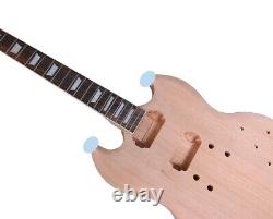 Ensemble de guitare 1set Corps de guitare Manche 22 frettes Guitare électrique Touche en palissandre Nouveau