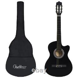 Ensemble de guitare Tidyard 12 pièces avec 6 cordes et support de guitare 38 pouces K8Q4