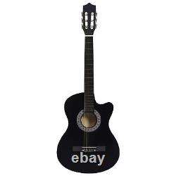 Ensemble de guitare Tidyard 12 pièces avec 6 cordes et support de guitare 38 pouces K8Q4