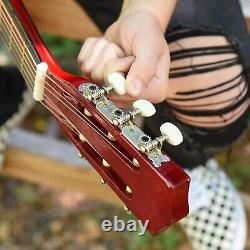 Ensemble de guitare débutant Sunburst de 30 pouces pour enfants avec accessoires légers