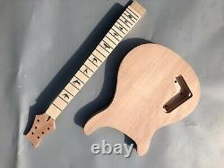 Ensemble de guitare électrique 1set Bois d'érable Manche de guitare Corps de guitare en bois d'érable 22 frets