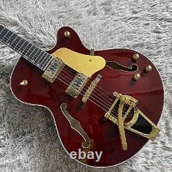 Ensemble de guitare électrique Bigsby Gold Hardware avec finition brillante sur le corps conjoint