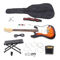 Ensemble de guitare électrique Sunset Sycamore avec manche en forme de C Instruments de musique AGS