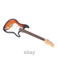 Ensemble de guitare électrique Sunset Sycamore avec manche en forme de C Instruments de musique DOB