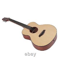 Ensemble de guitare en bois Ensemble de guitare acoustique en bois de sapin et en acajou pour un usage quotidien