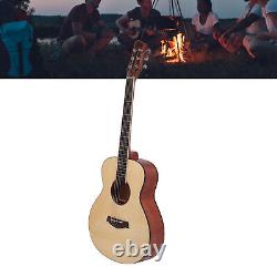 Ensemble de guitare en bois Ensemble de guitare acoustique en bois de sapin et en acajou pour un usage quotidien