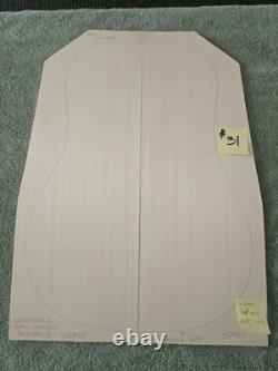 Ensemble de table de guitare Jumbo en épicéa rouge des Adirondacks Master Grade # 31 Bois de tonalité Luthier