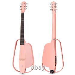 Enya Guitares Nexg Pink Smart Audio Guitar Silent Guitar Charging Stand Set
