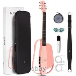 Enya Guitares Nexg Pink Smart Audio Guitar Silent Guitar Charging Stand Set