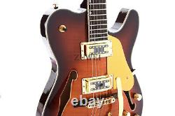F Hole Semi Hollow Body Tl Electric Guitar Gold Hardware Set In