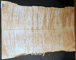 Figured Flame Quilted Maple Wood 12209 Luthier 5a Guitar Top Set 23,5x 17 X. 600