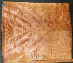Flame Curly Maple Wood 9872 Luthier Carved Top Guitar Set 20,5 X 17 X 75