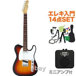 Fujigen Fgn Jtl7 3ts Guitare Électrique Débutant 14 Pièces Avec Mini Ampli